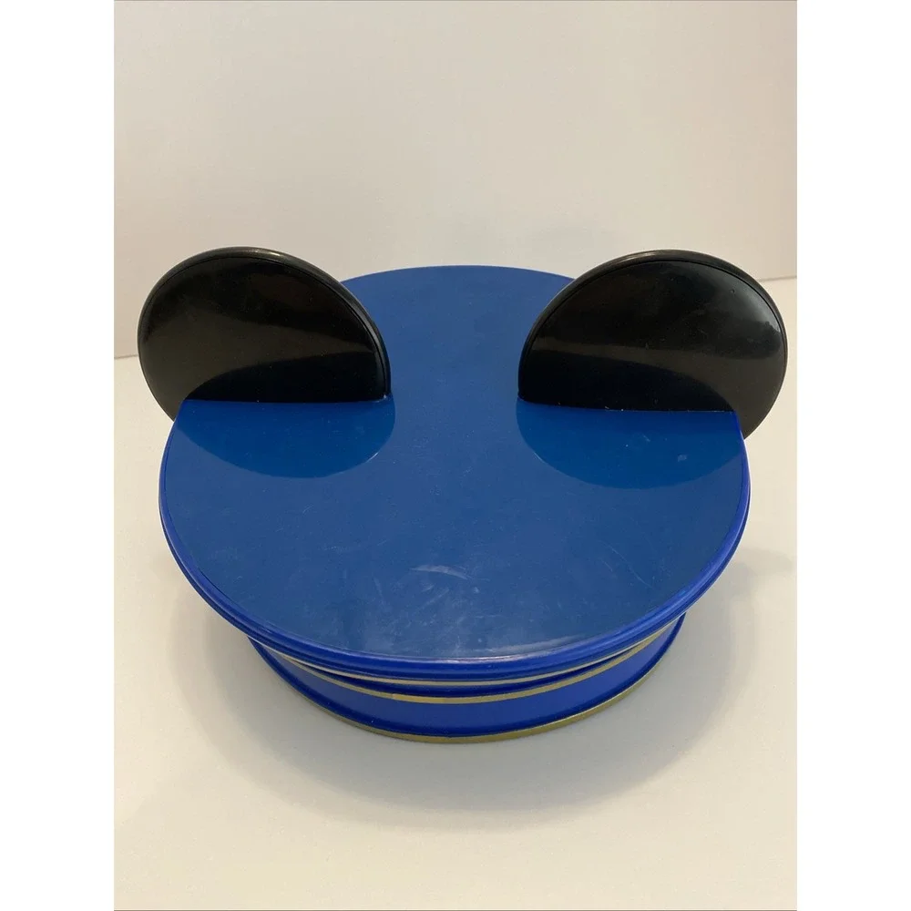 Mickey Mouse Ears Train CONDUCTOR Hard Shell Hat‎ Vintage RARE Costume Toy